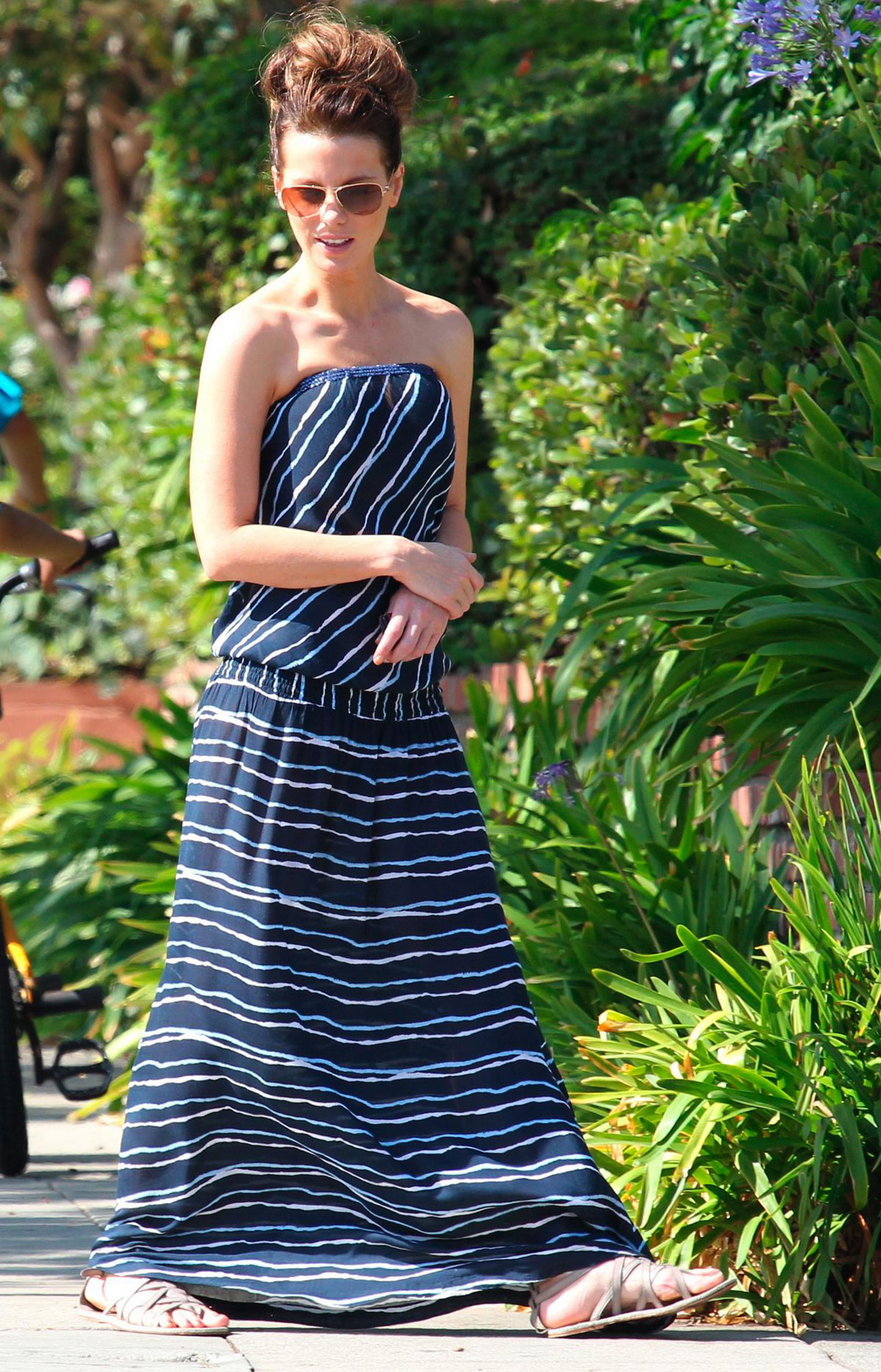 Kate Beckinsale - In Long Dress in Santa Monica